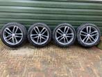 Set lichtmetalen velgen met goede banden 17 inch VW caddy, Ophalen, Banden en Velgen, 17 inch, Bestelwagen