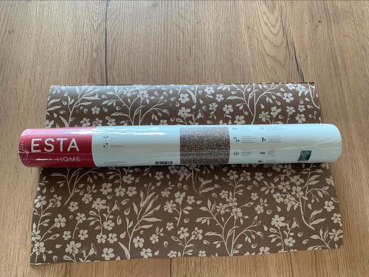 Rol bloemetjes behang Esta Home, Huis en Inrichting, Stoffering | Behang, minder dan 10 m², Verzenden