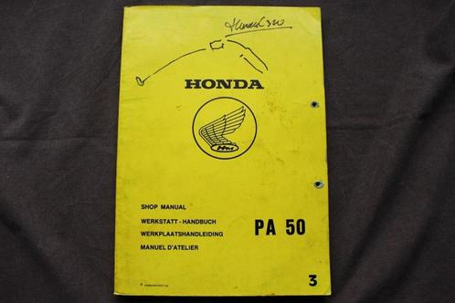 Honda PA50 Camino 1980 bromfiets werkplaatsboek manual, Fietsen en Brommers, Handleidingen en Instructieboekjes, Gebruikt, Ophalen of Verzenden