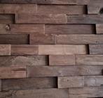 Wood Design 3D houtstrips 100% FSC recycled, €40,00 per m2, Nieuw, Ophalen