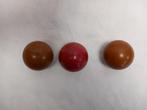 3 st. Biljartballen, Gebruikt, Keu of Ballen, ?, ?