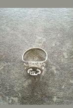 Een leuke zilveren (kinder?) ring met sterrenbeeld Waterman, Ophalen of Verzenden
