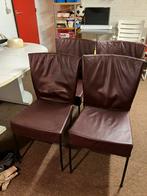 Montis Spica leren  stoelen.  € 20.00  p.st        €l, Huis en Inrichting, Stoelen, Gebruikt, Overige kleuren, Design, Leer