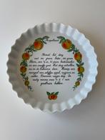Pillivuyt ovenschaal appeltaart recept porselein, Ophalen of Verzenden, Overige stijlen, Porselein, Schaal of Schalen