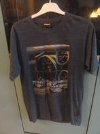 Donnay stoer griijs shirt met race print. maat XL, Maat 56/58 (XL), Ophalen of Verzenden, Zo goed als nieuw, Grijs