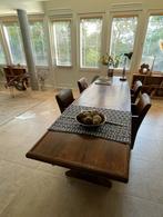 Zware teakhouten tafel uit India., Ophalen