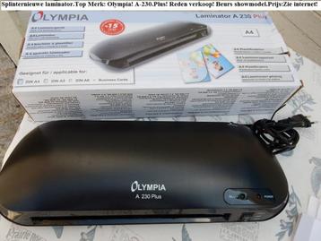 Nieuw Laminator.Plastificeerapparaat.Olympia.A-230.Plus.Warm beschikbaar voor biedingen