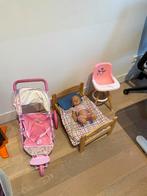 Babyborn pop, buggy, chair and ikea bed, Kinderen en Baby's, Ophalen, Gebruikt, Babypop
