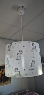 Prachtige unicorn hanglamp, Huis en Inrichting, Ophalen of Verzenden, Zo goed als nieuw, Rond