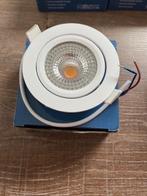 NIEUW 5 dimbare led inbouwspots wit, Ophalen of Verzenden, Nieuw, Metaal of Aluminium, Led