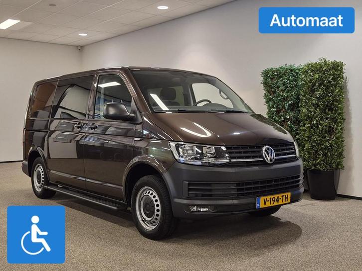 Volkswagen Transporter L1H1 Rolstoelbus Automaat, Auto's, Bestelauto's, Bedrijf, Te koop, Aangepast voor mindervaliden, Airbags