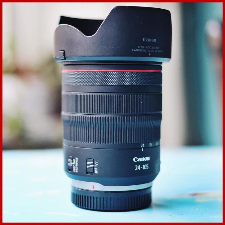 Canon RF 24-105mm F4 L USM, Audio, Tv en Foto, Fotografie | Lenzen en Objectieven, Gebruikt, Standaardlens, Zoom, Ophalen of Verzenden