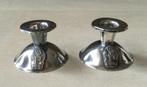 2 unieke vintage kandelaartjes van Sola 100 uit de jaren 50, Verzenden, Zilver