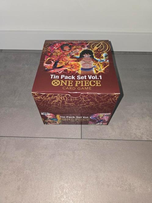 One Piece Tin Pack Set Vol. 1 TS-01, Hobby en Vrije tijd, Verzamelkaartspellen | Overige, Nieuw, Overige typen, Ophalen of Verzenden