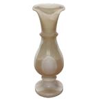 Vintage wit marmeren vaas jaren 70, Huis en Inrichting, Woonaccessoires | Vazen, Wit, Aardewerk of Porselein, Ophalen of Verzenden