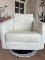 Leren fauteuil izg staat, Ophalen of Verzenden, Zo goed als nieuw, Scandinavisch modern, 50 tot 75 cm