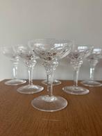 6 kristallen Eisenloeffel glazen 10,6 cm likeur coupes, Antiek en Kunst, Antiek | Glas en Kristal, Ophalen of Verzenden