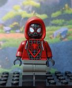 Lego Spider-Man (Miles Morales) - Dark Red Hood, Black Lowe, Ophalen of Verzenden, Gebruikt, Losse stenen, Lego