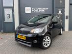 Skoda Citigo 1.0 Benz 44KW 2013 Zwart Pano Airco Nap, Auto's, Voorwielaandrijving, Stof, Zwart, Open dak