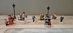 Vintage Miniatuur Kerstdorp figuurtjes kerst dorp figuur, Diversen, Kerst, Ophalen of Verzenden, Gebruikt