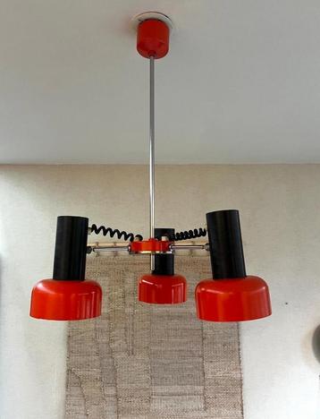 Retro Hanglamp Napako Tsjechië met drie Richtspots Jaren 70 beschikbaar voor biedingen