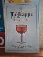 La trappe trappisten bier bord #4, Ophalen, Zo goed als nieuw, Reclamebord, Plaat of Schild, La Trappe
