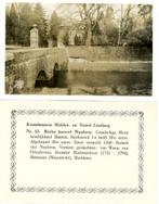 Nunhem Ruïne kasteel met losbladige beschrijving 1958, Verzamelen, Ansichtkaarten | Nederland, Ophalen of Verzenden, 1940 tot 1960