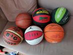 6 basketballen, Sport en Fitness, Basketbal, Ophalen of Verzenden, Gebruikt, Ring, Bord of Paal