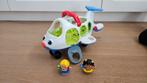 Fisher Price vliegtuig met licht en geluid, Ophalen of Verzenden, Gebruikt, Duw- of Trekspeelgoed, Met geluid