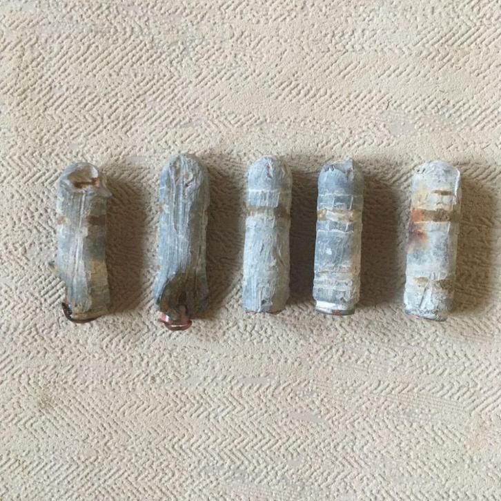 wo2 - Duitse 15 mm loden punten - LEEG, Verzamelen, Militaria | Tweede Wereldoorlog, Landmacht, Hulzen of Bodemvondsten, Duitsland