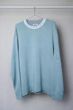 Acne Studios Oversized Logo Sweater Blue, Blauw, Acne Studios, Maat 42/44 (L), Zo goed als nieuw