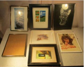 7 Leuke Retro Fotolijsten allerlei - 29x22 beschikbaar voor biedingen