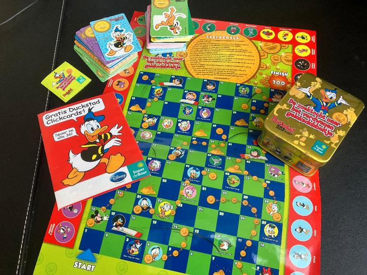 Donald Duck - Clickcards (2009), Verzamelen, Disney, Zo goed als nieuw, Beeldje of Figuurtje, Donald Duck, Ophalen of Verzenden