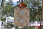 Brocante - Zeer aparte hallamp!, Huis en Inrichting, Lampen | Hanglampen, Ophalen, Gebruikt, Glas