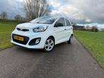 Kia Picanto 1.0 Cvvt 5-DRS 2014 Wit uniek met 35610 kmnw apk, Voorwielaandrijving, 400 kg, Wit, Origineel Nederlands