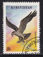 281 - Kirgisië michel 74A gestempeld , visarend, Verzenden, Gestempeld, Centraal-Azië