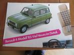 Folder nieuwe Renault 4 1983 incl. bestel R 4F4, R 4 F6, Renault, Ophalen of Verzenden, Zo goed als nieuw, Renault