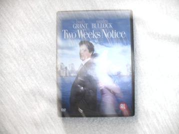 DVD: Two Weeks Notice, met Hugh Grant en Sandra Bullock. 