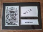 Niki Lauda display formule 1 gesigneerd met certificaat!, Ophalen of Verzenden, Nieuw, Formule 1