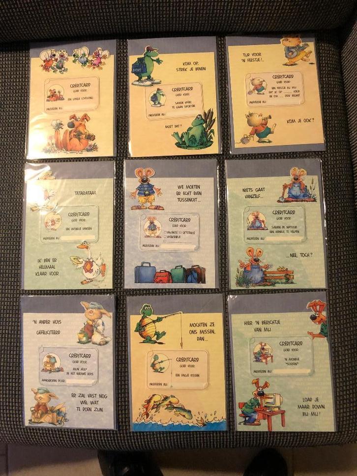 Kaarten met envelop 9 stuks card  goed voor….. Hartewens, Diversen, Wenskaarten, Nieuw, Ophalen