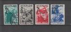 Nederland 1932, NVPH 244 t/m 247, Gestempeld., Verzenden, T/m 1940, Gestempeld