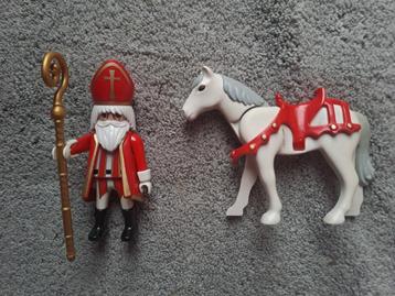Playmobil Sinterklaas met paard (niet compleet) beschikbaar voor biedingen