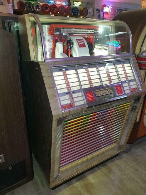 Seeburg M100B gerestaureerd 3 jaar garantie, Verzamelen, Automaten | Jukeboxen, Zo goed als nieuw, Seeburg, 1950 tot 1960, Ophalen