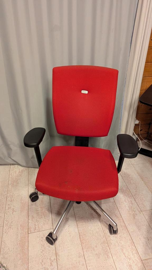 Senator Bureaustoel - Rode Ergonomische Stoel, Huis en Inrichting, Bureaustoelen, Gebruikt, Bureaustoel, Rood, Ergonomisch, Ophalen