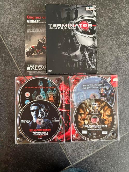 Terminator Quadrilogie - Complete DVD Collectie, Cd's en Dvd's, Dvd's | Thrillers en Misdaad, Zo goed als nieuw, Actiethriller