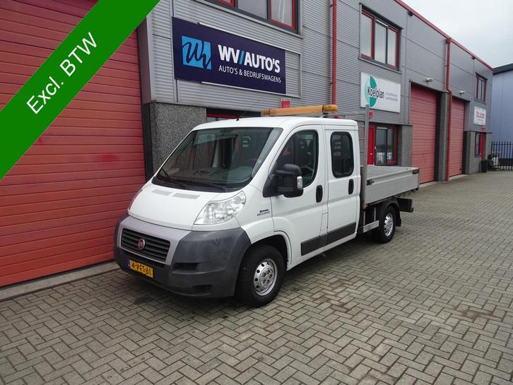 Fiat Ducato 33 2.2 MultiJet MH1 DC 7 pers achterwaartse kipp, Auto's, Bestelauto's, Te koop, ABS, Alarm, Centrale vergrendeling