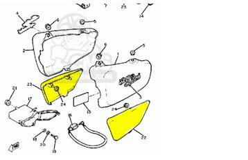 GEZOCHT: zijkapjes Yamaha XS650 Heritage 1982 beschikbaar voor biedingen