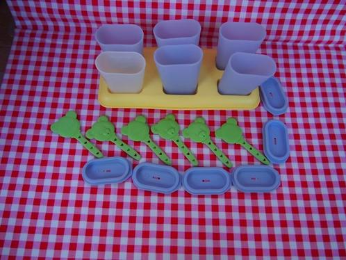 T117 IJsjesmakers, gebruikt, Tupperware, Huis en Inrichting, Keuken | Tupperware, Gebruikt, Overige typen, Blauw, Geel, Groen