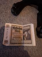 Duitsland 5000 Mark Biljet 1922, Ophalen of Verzenden, Duitsland, Los biljet