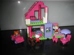 duplo hello kitty huis met poppetjes en auto, Kinderen en Baby's, Speelgoed | Duplo en Lego, Duplo, Gebruikt, Ophalen of Verzenden